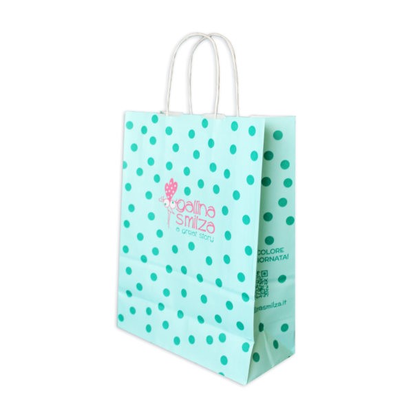 Shopping bag con cordino a filo - immagine 2
