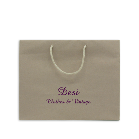 Shopping bag con manico in cotone