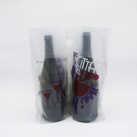 Bottles holder bags with renforced handles