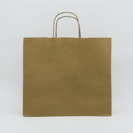 Shopping bag with cord, raw cut