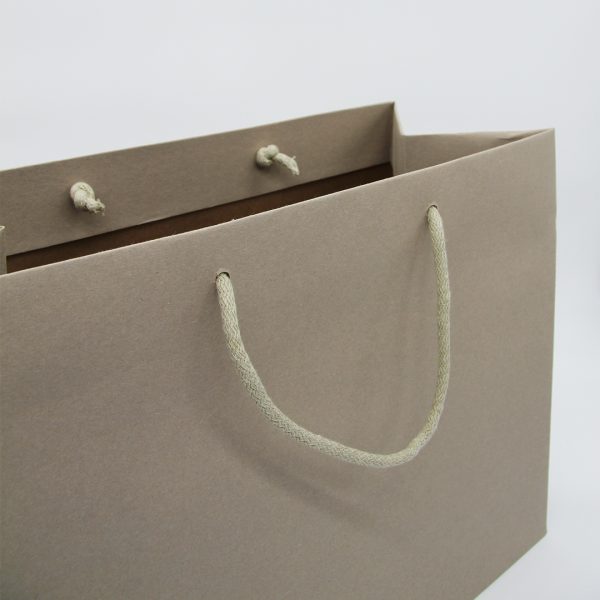 Shopping bag con manico in cotone - immagine 3