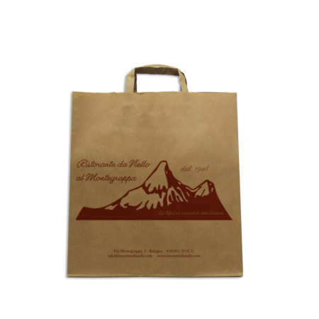 Shopping bag con piattina