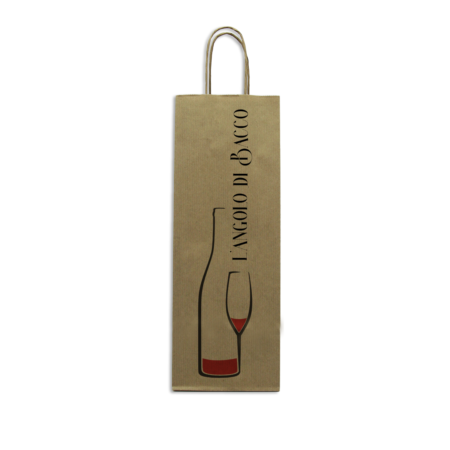 Shopping bag per bottiglia